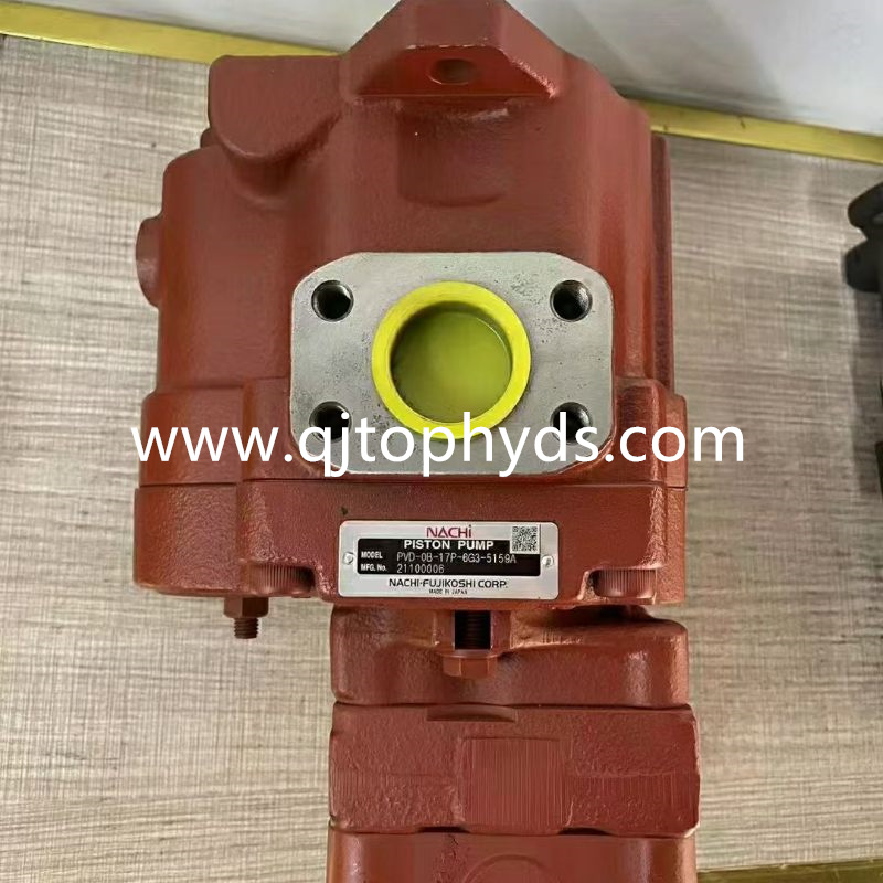 Nachi Piston Pump PVD-0B-17P-6G3-5159A Hydraulic Main Pump with Gear Pump