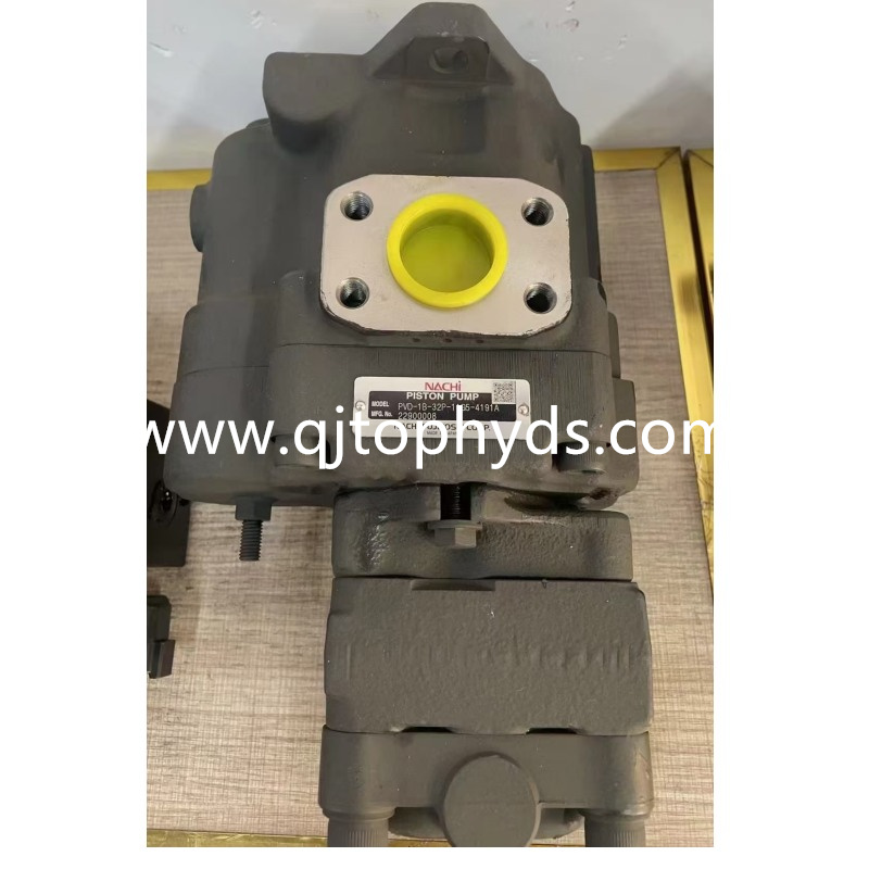 Nachi Piston Pump PVD-1B-32P-11G5-6G3-4191A Hydraulic Main Pump with Gear Pump